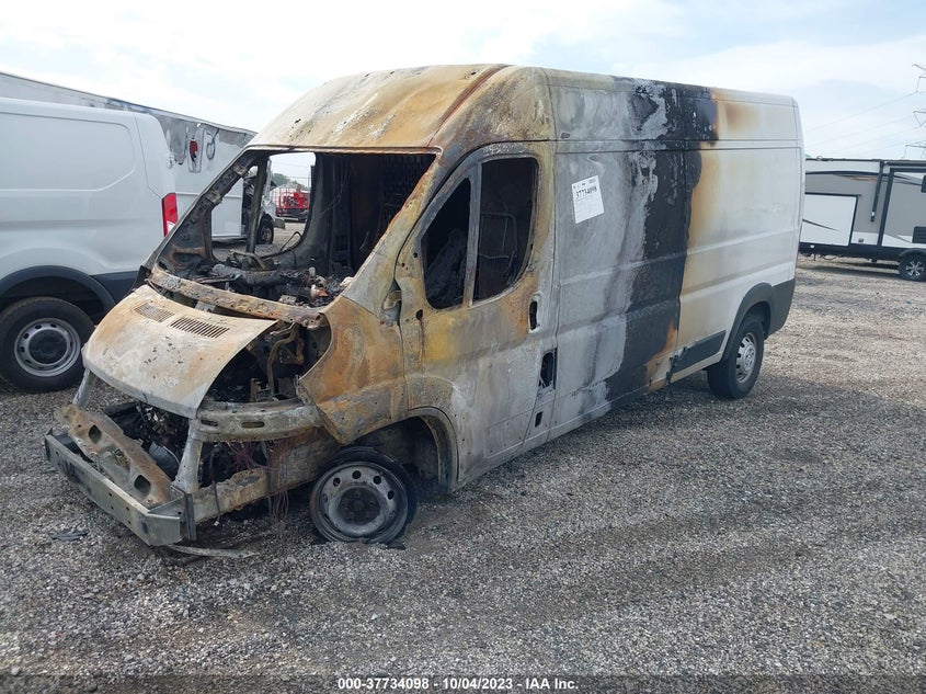VIN 3C6LRVDG2NE135395 2022 RAM PROMASTER CARGO VAN