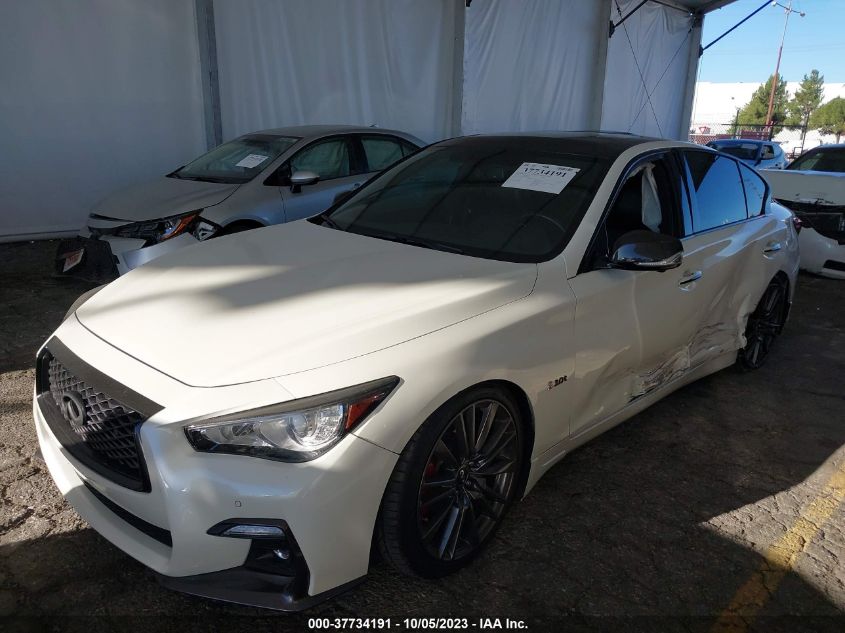 JN1FV7APXLM630706 Infiniti Q50 RED SPORT 400 2