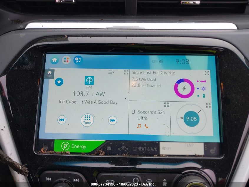 2017 CHEVROLET BOLT EV LT - 1G1FW6S05H4132564