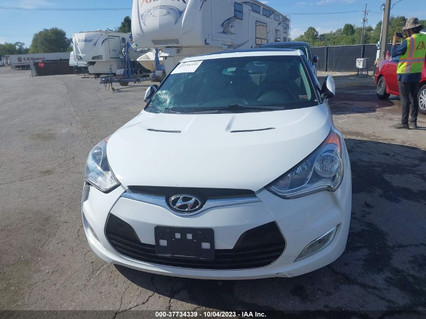 2013 HYUNDAI VELOSTER W/GRAY INT - KMHTC6AD7DU087575