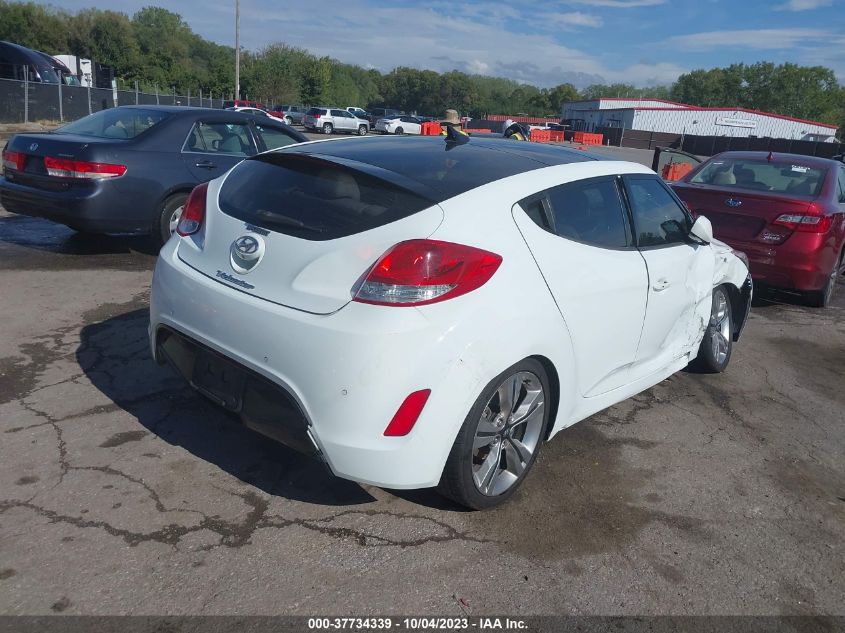 2013 HYUNDAI VELOSTER W/GRAY INT - KMHTC6AD7DU087575