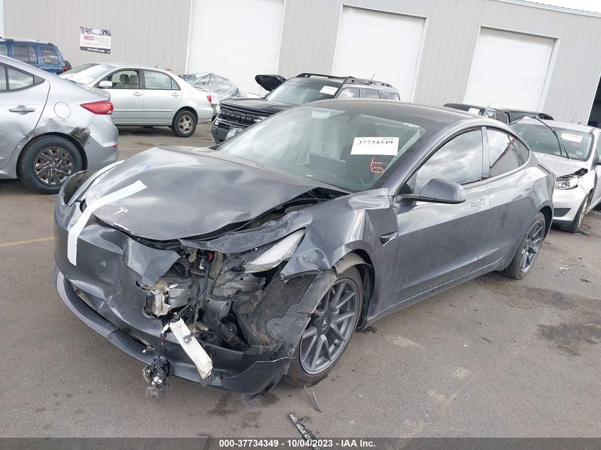VIN 5YJ3E1EB9NF249145 2022 TESLA MODEL 3