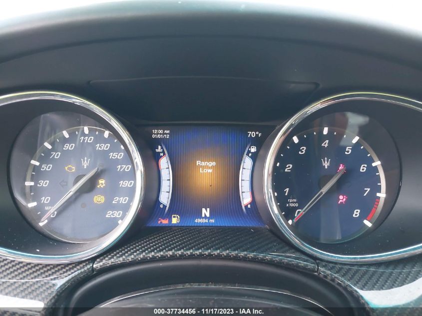 2014 MASERATI QUATTROPORTE GTS ZAM56PPA6E1083426