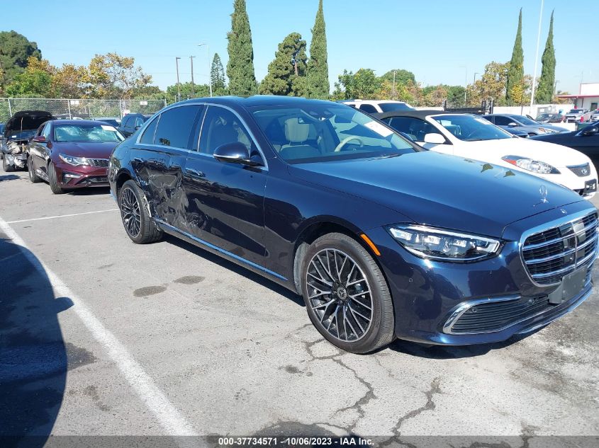 W1K6G6DB9NA091619 MERCEDES-BENZ S-CLASS S 500 2022