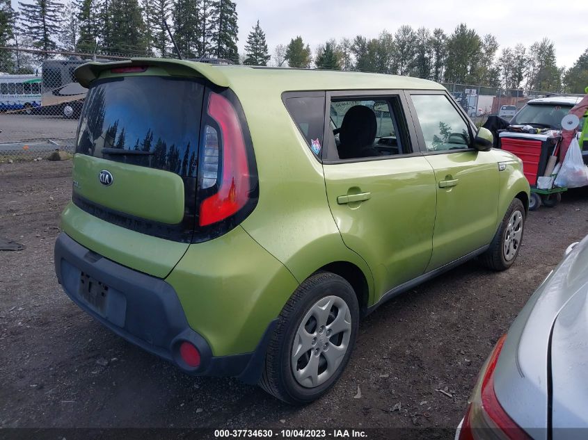 2015 KIA SOUL BASE - KNDJN2A24F7750020