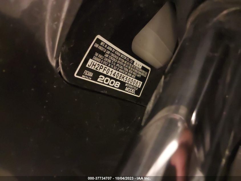 2008 HONDA FSC600 A JH2PF01408K500083