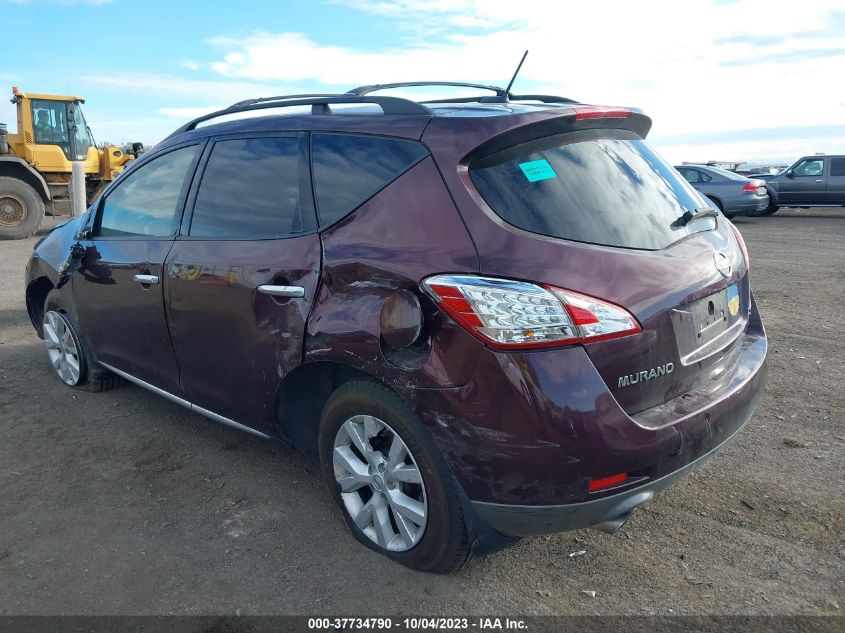 2013 NISSAN MURANO S/SL/LE - JN8AZ1MW2DW323200