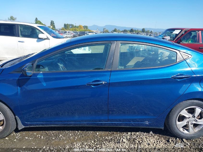 2015 HYUNDAI ELANTRA SE - KMHDH4AE1FU458297