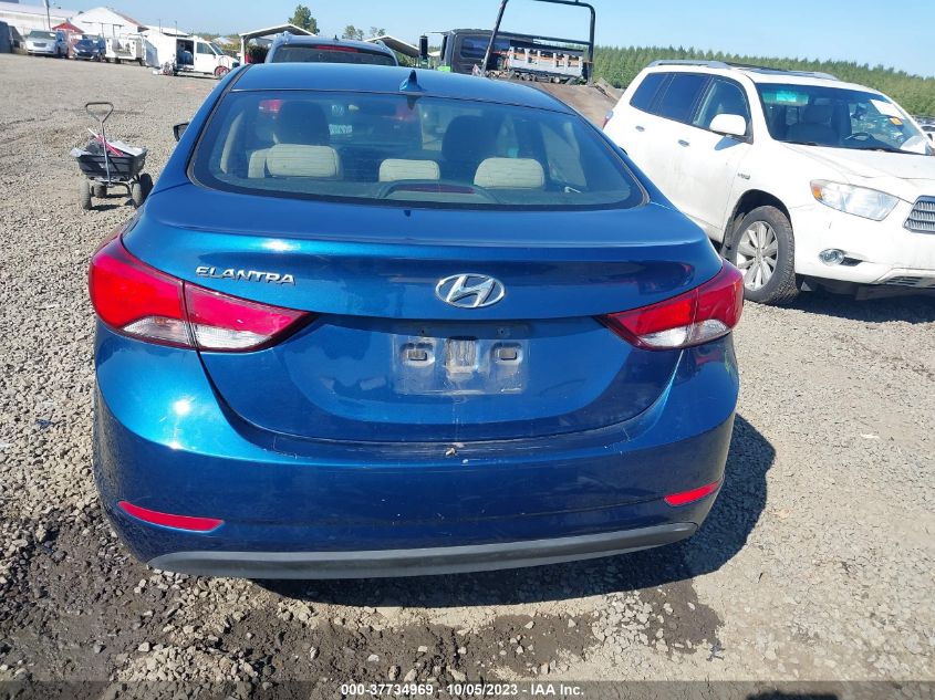 2015 HYUNDAI ELANTRA SE - KMHDH4AE1FU458297