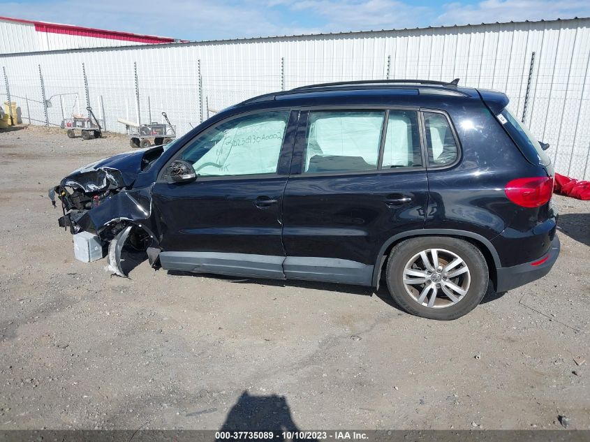 2015 VOLKSWAGEN TIGUAN S - WVGAV7AX6FW615986