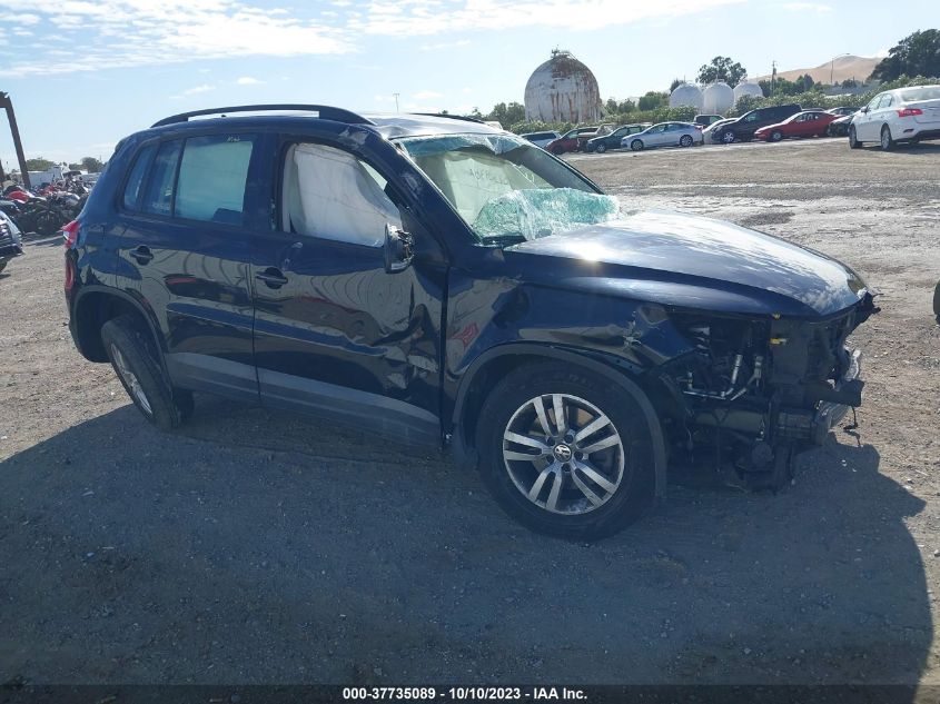 2015 VOLKSWAGEN TIGUAN S - WVGAV7AX6FW615986