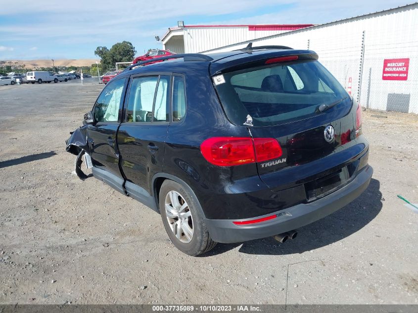 2015 VOLKSWAGEN TIGUAN S - WVGAV7AX6FW615986