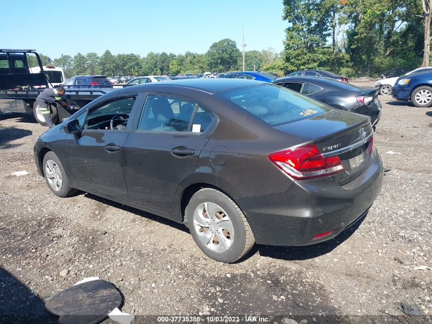 2014 HONDA CIVIC SEDAN LX - 2HGFB2F52EH555538