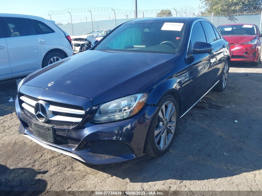 VIN WDDWF4JB5JR411297 2018 MERCEDES-BENZ C-CLASS C 300