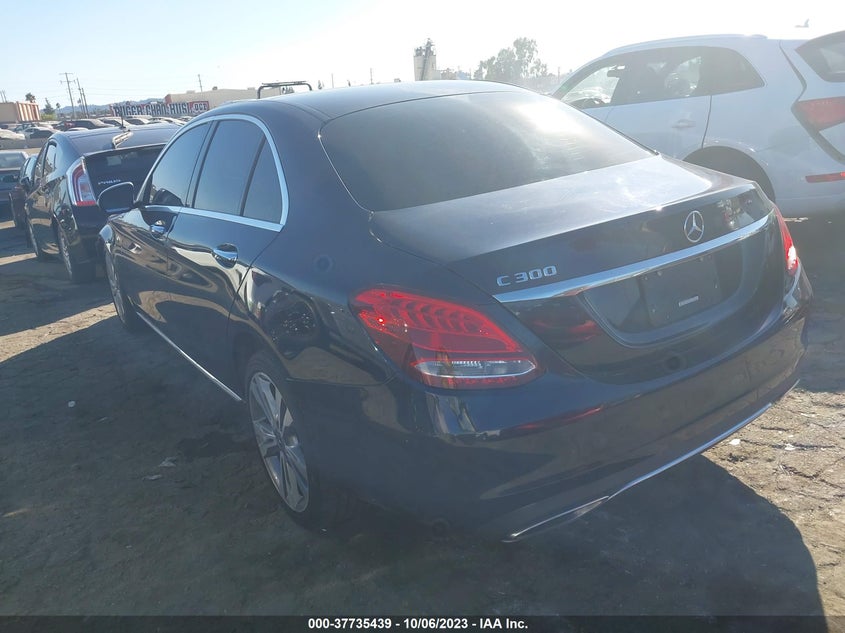 VIN WDDWF4JB5JR411297 2018 MERCEDES-BENZ C-CLASS C 300