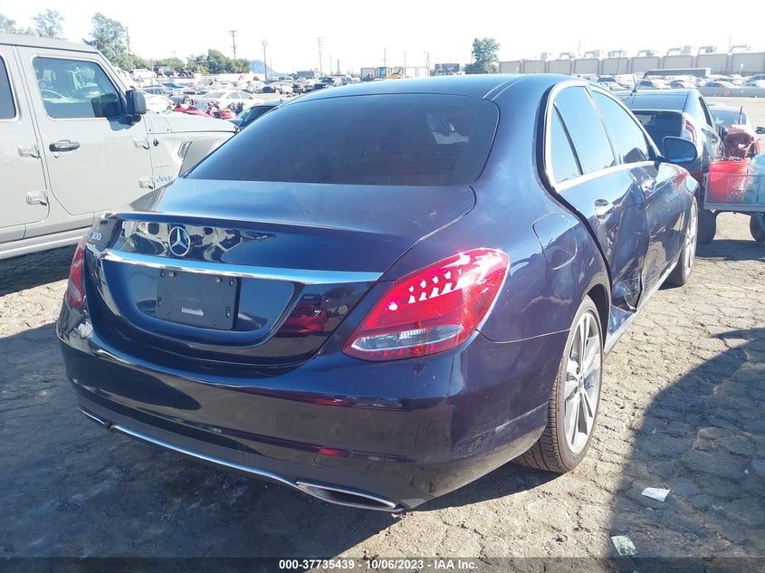 VIN WDDWF4JB5JR411297 2018 MERCEDES-BENZ C-CLASS C 300