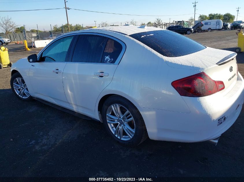 2013 INFINITI G37 SEDAN JOURNEY JN1CV6AP4DM713191