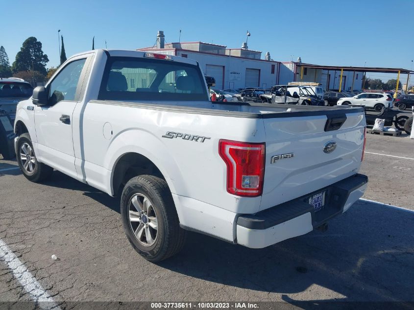 2016 FORD F-150 XL/XLT - 1FTMF1C87GKE45972