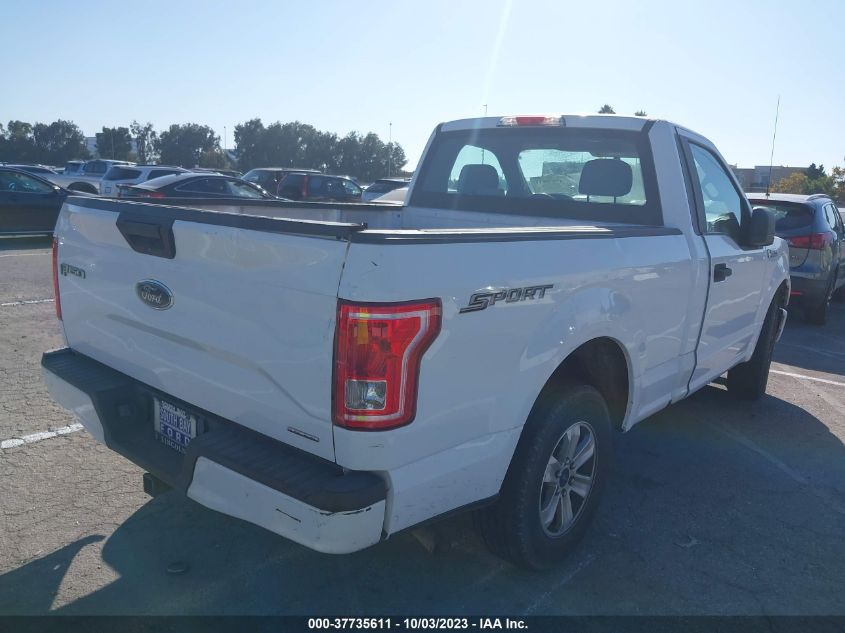 2016 FORD F-150 XL/XLT - 1FTMF1C87GKE45972