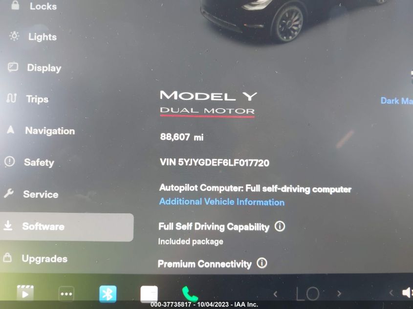 2020 TESLA MODEL Y LONG RANGE/PERFORMANCE - 5YJYGDEF6LF017720