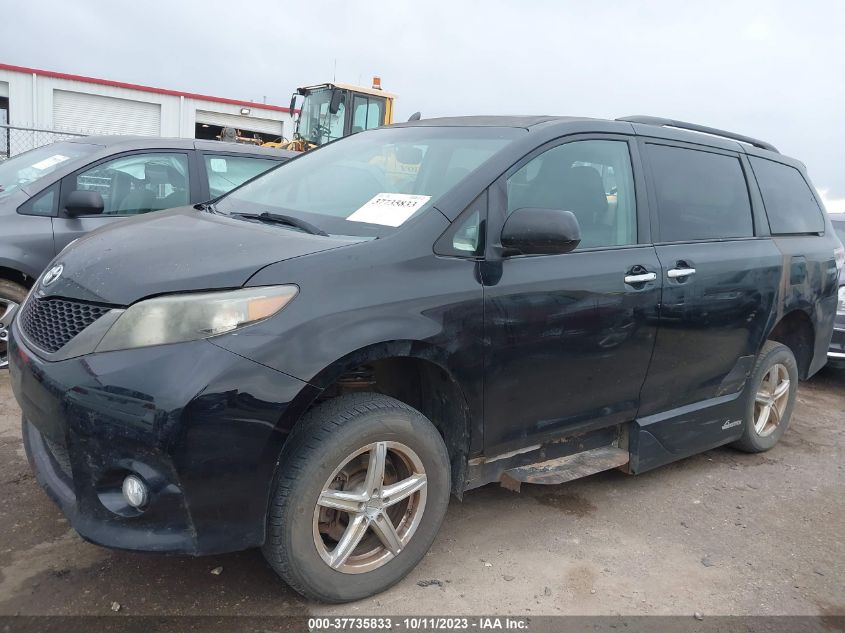 2013 TOYOTA SIENNA SE - 5TDXK3DC8DS340417