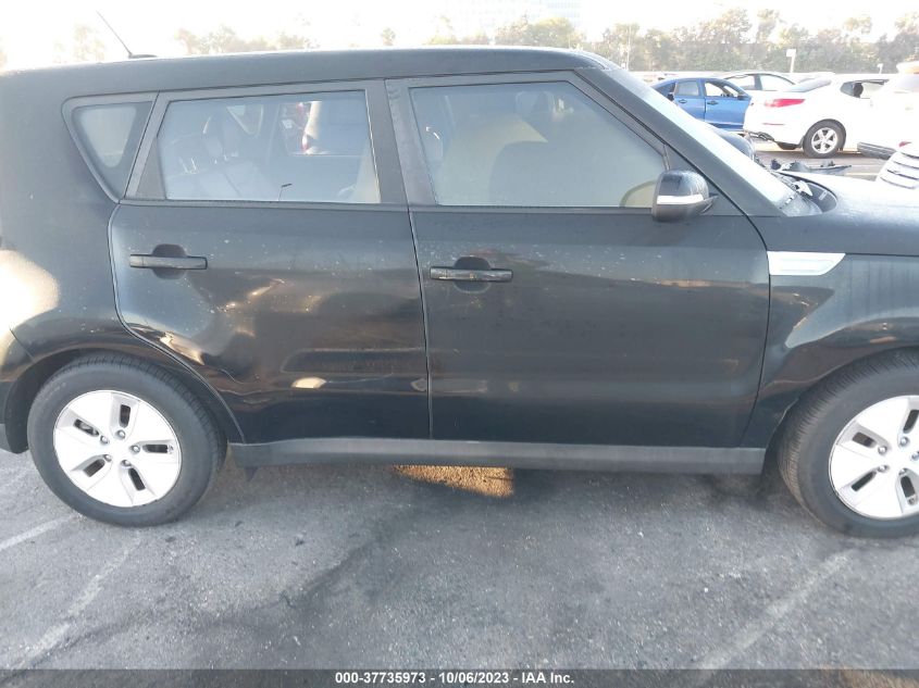 2016 KIA SOUL EV + KNDJX3AE6G7016183