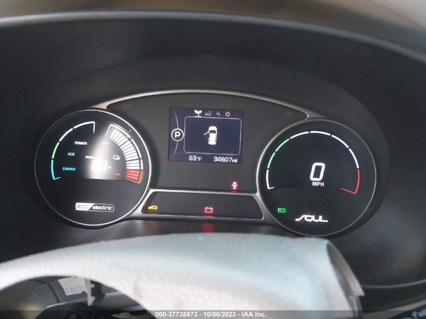 2016 KIA SOUL EV + KNDJX3AE6G7016183