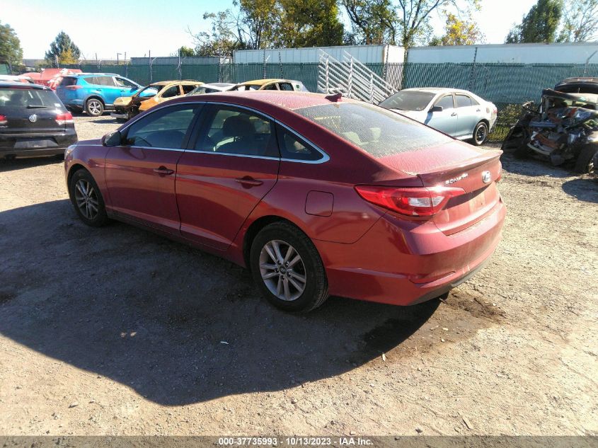 2016 HYUNDAI SONATA 2.4L SE - 5NPE24AF5GH370951