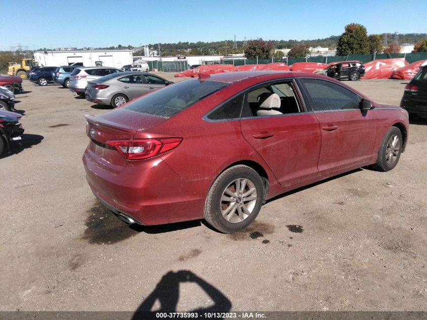 2016 HYUNDAI SONATA 2.4L SE - 5NPE24AF5GH370951