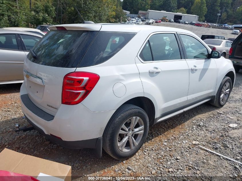 2016 CHEVROLET EQUINOX LS - 2GNALBEK1G1135916