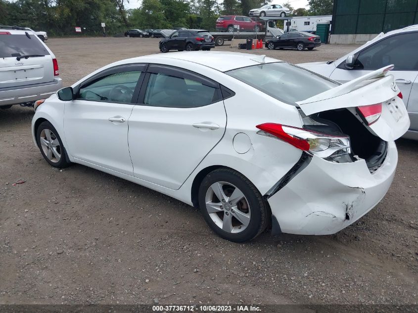 2013 HYUNDAI ELANTRA GLS PZEV - 5NPDH4AE6DH411844