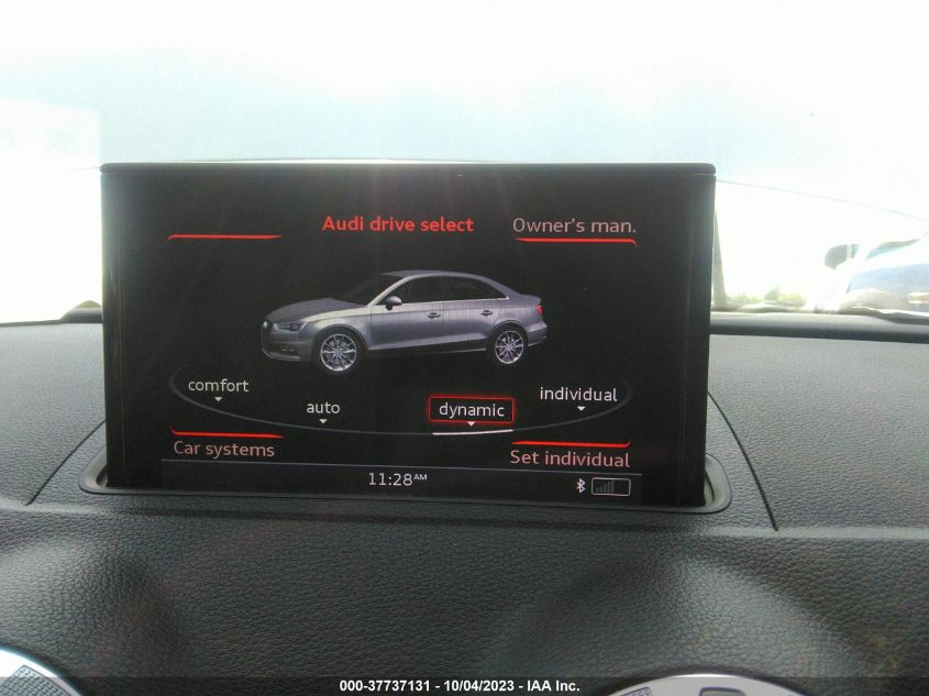 2016 AUDI S3 PREMIUM PLUS - WAUB1GFF3G1028709