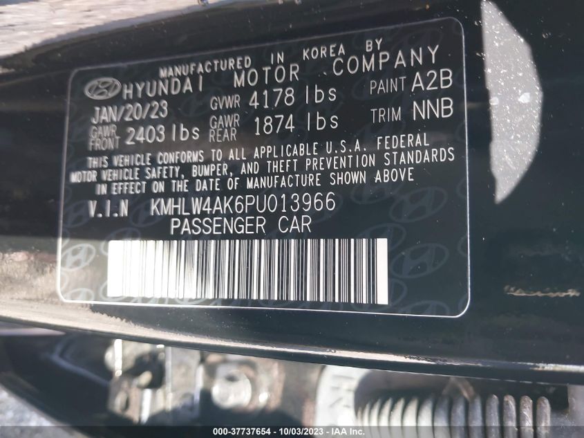 KMHLW4AK6PU013966 Hyundai Elantra N   9