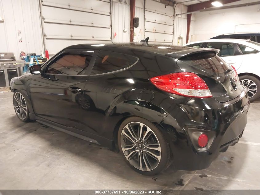 2016 HYUNDAI VELOSTER TURBO - KMHTC6AE5GU277548