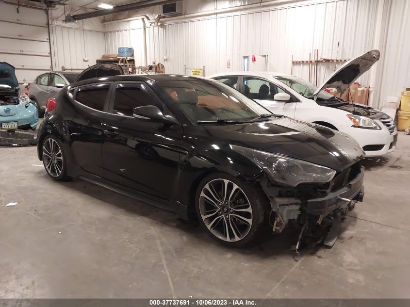 2016 HYUNDAI VELOSTER TURBO - KMHTC6AE5GU277548