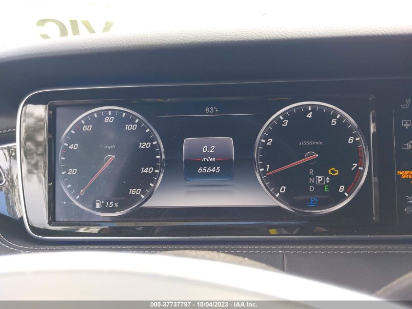 2015 MERCEDES-BENZ S-CLASS S 550 WDDXJ8FB7FA001044