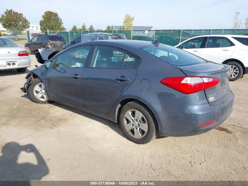 2015 KIA FORTE LX - KNAFX4A63F5410848