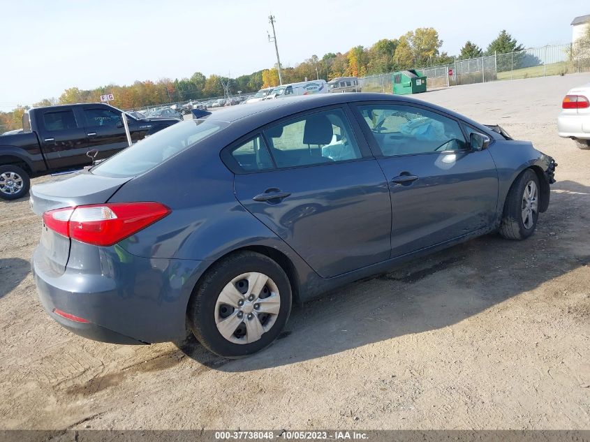 2015 KIA FORTE LX - KNAFX4A63F5410848
