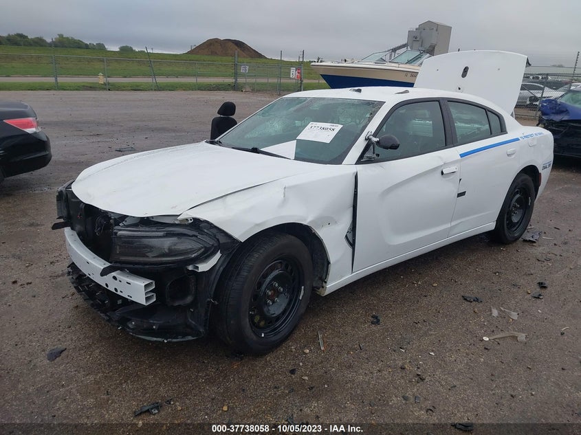 VIN 2C3CDXKG8NH120527 2022 DODGE CHARGER POLICE