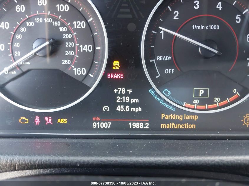 2013 BMW 328I XDRIVE - WBA3B3C55DF541982