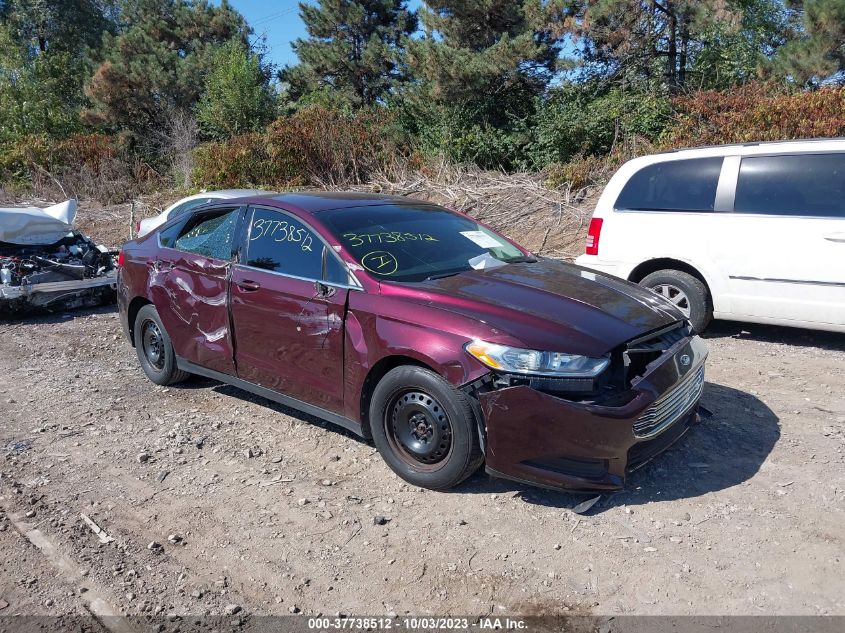 2013 FORD FUSION S - 3FA6P0G73DR106883