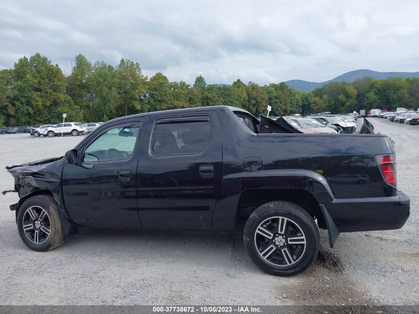 2014 HONDA RIDGELINE SPORT - 5FPYK1F73EB001764