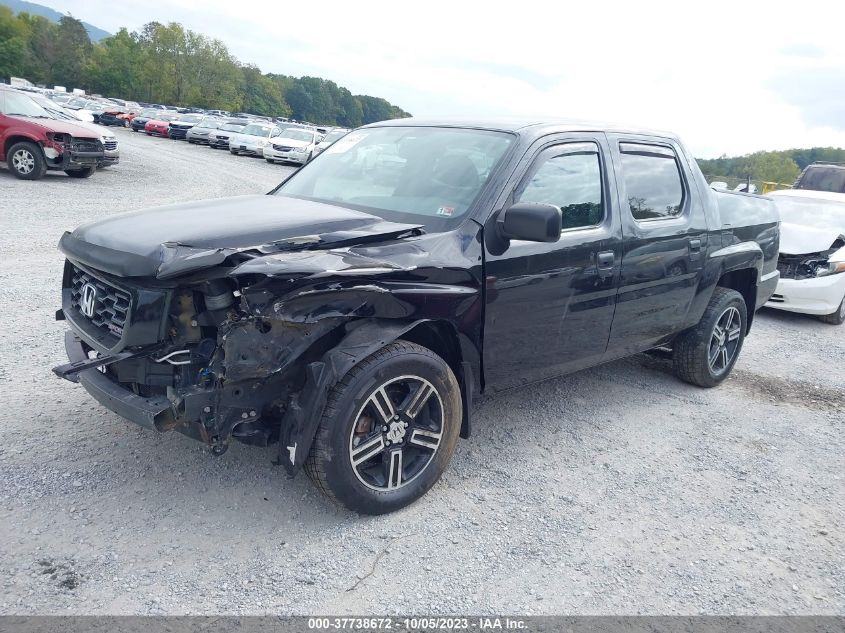 2014 HONDA RIDGELINE SPORT - 5FPYK1F73EB001764