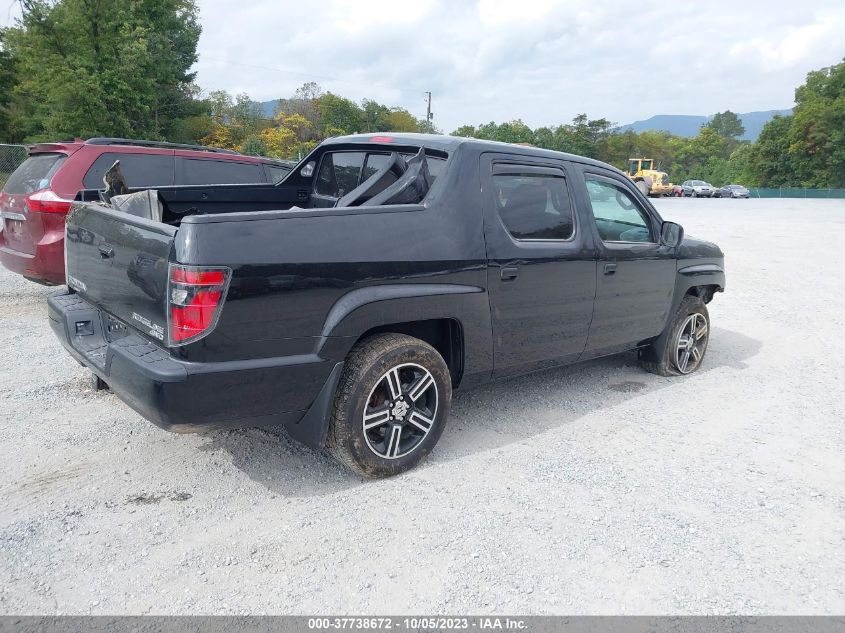 2014 HONDA RIDGELINE SPORT - 5FPYK1F73EB001764