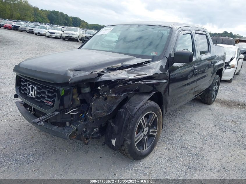2014 HONDA RIDGELINE SPORT - 5FPYK1F73EB001764