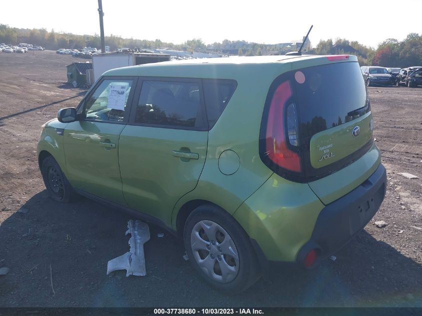 2014 KIA SOUL BASE - KNDJN2A25E7738120