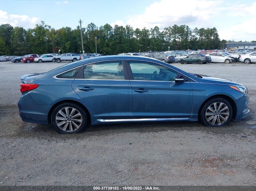 2015 HYUNDAI SONATA 2.4L SPORT - 5NPE34AF0FH132825