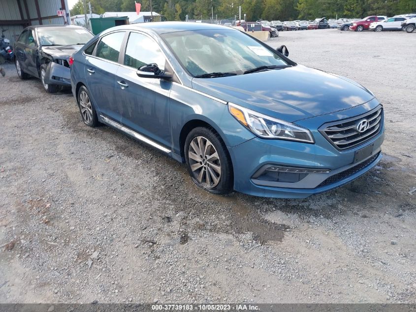 2015 HYUNDAI SONATA 2.4L SPORT - 5NPE34AF0FH132825