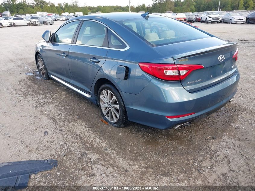 2015 HYUNDAI SONATA 2.4L SPORT - 5NPE34AF0FH132825