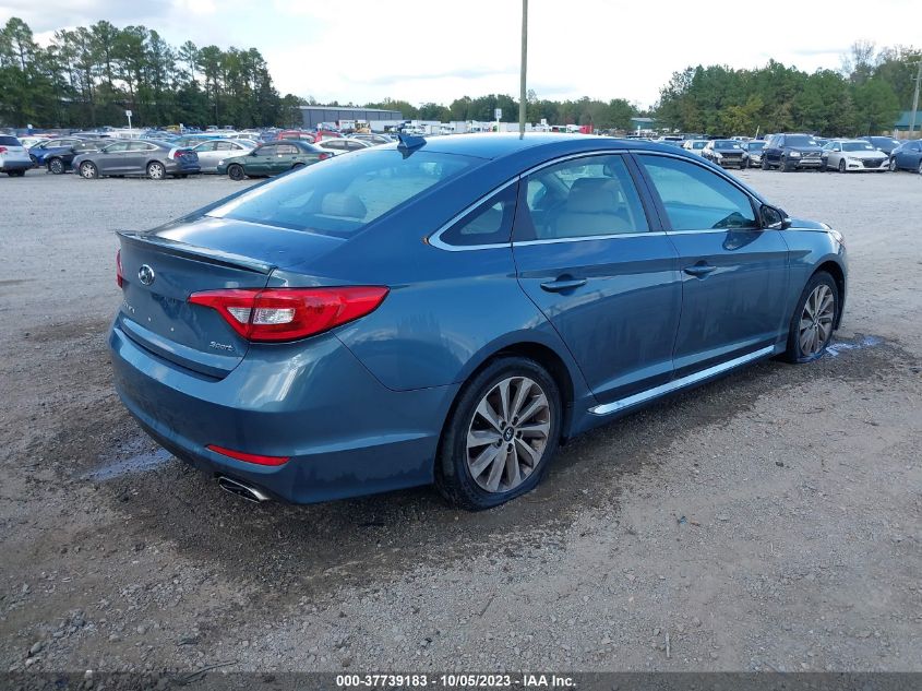 2015 HYUNDAI SONATA 2.4L SPORT - 5NPE34AF0FH132825